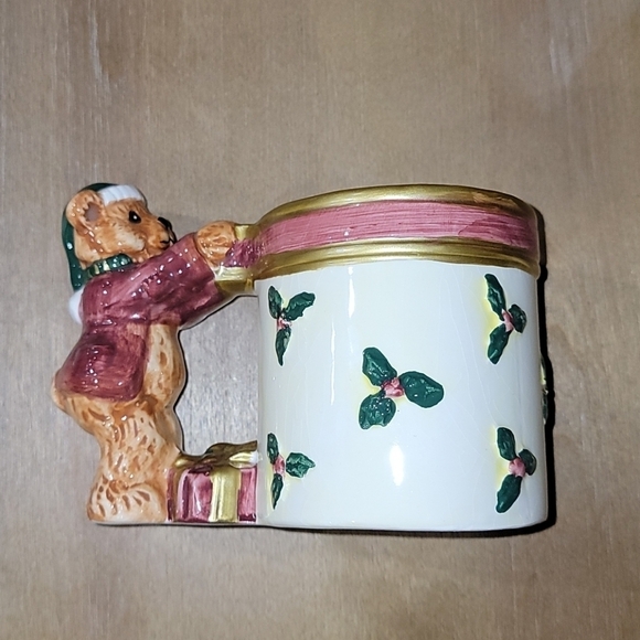 1995 Home For the Holidays Bear Mug - Picture 4 of 11